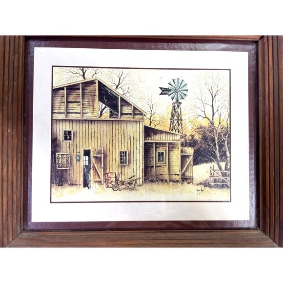 Home Interior’s Barn Prints 1970’s Robert Nioy Farm Vintage Buildings - Picture 2 of 5